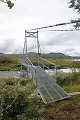 Hängebrücke Gieddejåhkå