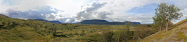 Aufstieg ins Viejejåhkå