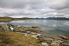 Blick über den Råvejávrre