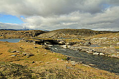 Naturbrücke am Råvejávrre