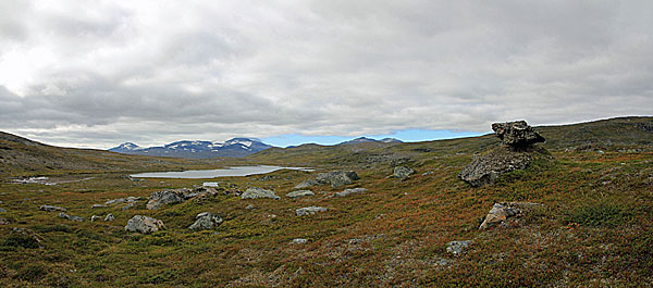 Sulitelma-Massiv mit See P928