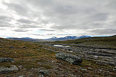 Felsen am Gállojåhkå