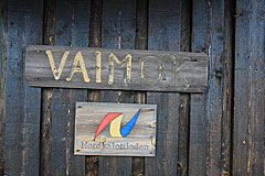 Schild der Vájmokstugan