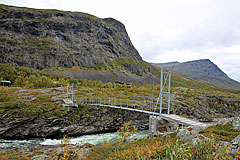 Brücke an der Njunjesstugan