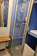 Dusche im Nachtzug