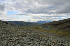 Blick zum See P839 und ins Deartavággi