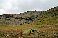Zeltplatz unterhalb Jierdni