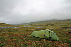 Zeltplatz im Salvvasvággi