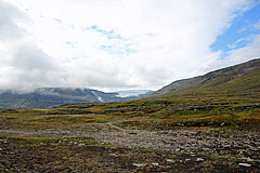 Gletscher am Riksočohkka