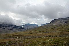 Gletscher am Riksočohkka