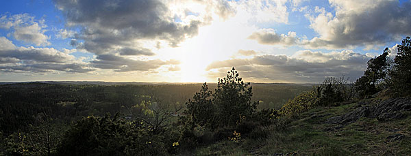 Sonnenuntergang auf dem Aleklätten