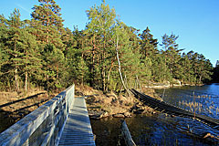 Brücken Lilla und Stora Ramsjön