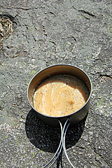 Einfache Kartoffelsuppe
