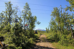 Materialweg in Abisko