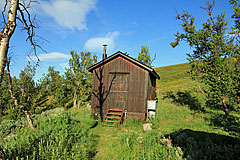 Verschlossene Hütte