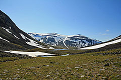 Abstieg zum Šiellavággi