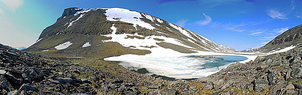 Šiellačohkka mit See P.1117