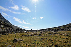 Pass zwischen Hoŋgá und Šiellačohkka