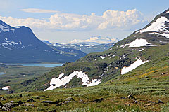Blick zum Storsteinsfjellet