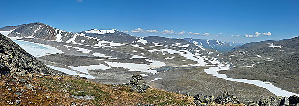 Nordseite des Mårmapasset 