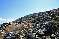 Aufstieg Mårmapasset 