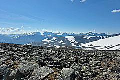 Abstieg vom Mårmapasset 