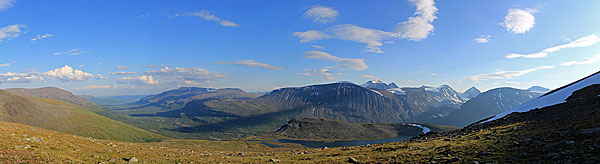Abstieg zum Vássaloamijávri