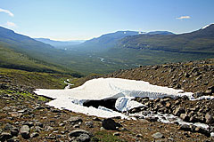 Fluß vom Vássaloamijávri