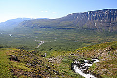 Fluß vom Vássaloamijávri