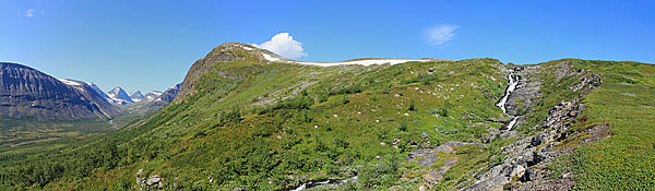 Fluß vom Vássaloamijávri