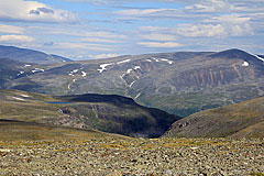 Schlucht zwischen Várdu und Govggečorru