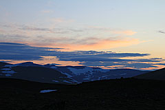 Morgenröte über dem Mårmapasset