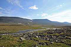 Fluss auf der Čievrraláhku