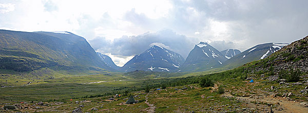 Blick ins westliche Láddjuvággi