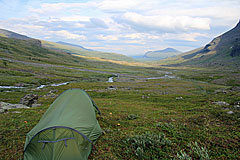 Blick ins östliche Láddjuvággi