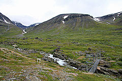 Hängebrücke über den Kittelbäcken