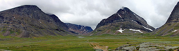 Blick durch das Láddjuvággi