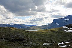 Blick zum See Jierttájávri