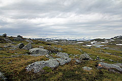 Blick Richtung Huvki und Juovvačorru
