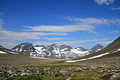 Čeakčabákti und Čeakčačohkka (Tjäktjatjåkka)