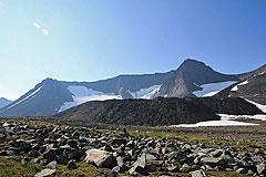 Vaktposten mit Vaktpostenglaciären