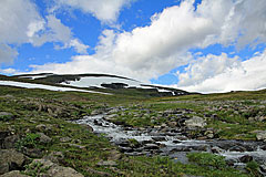 Fluss vom Čoalmmičohkka