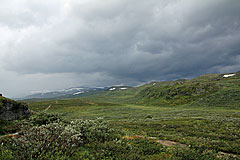 Höhenzug zwischen Alisvággi und Gámavuopmi