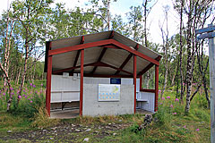 Wetterschutz am Nissonjohka