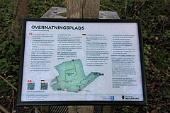 Informationstafel Overnatningsplads