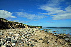 Zwischen Meer und Steilufer