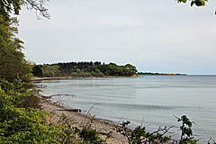 Blick zum Klinting Hoved overnatningsplads